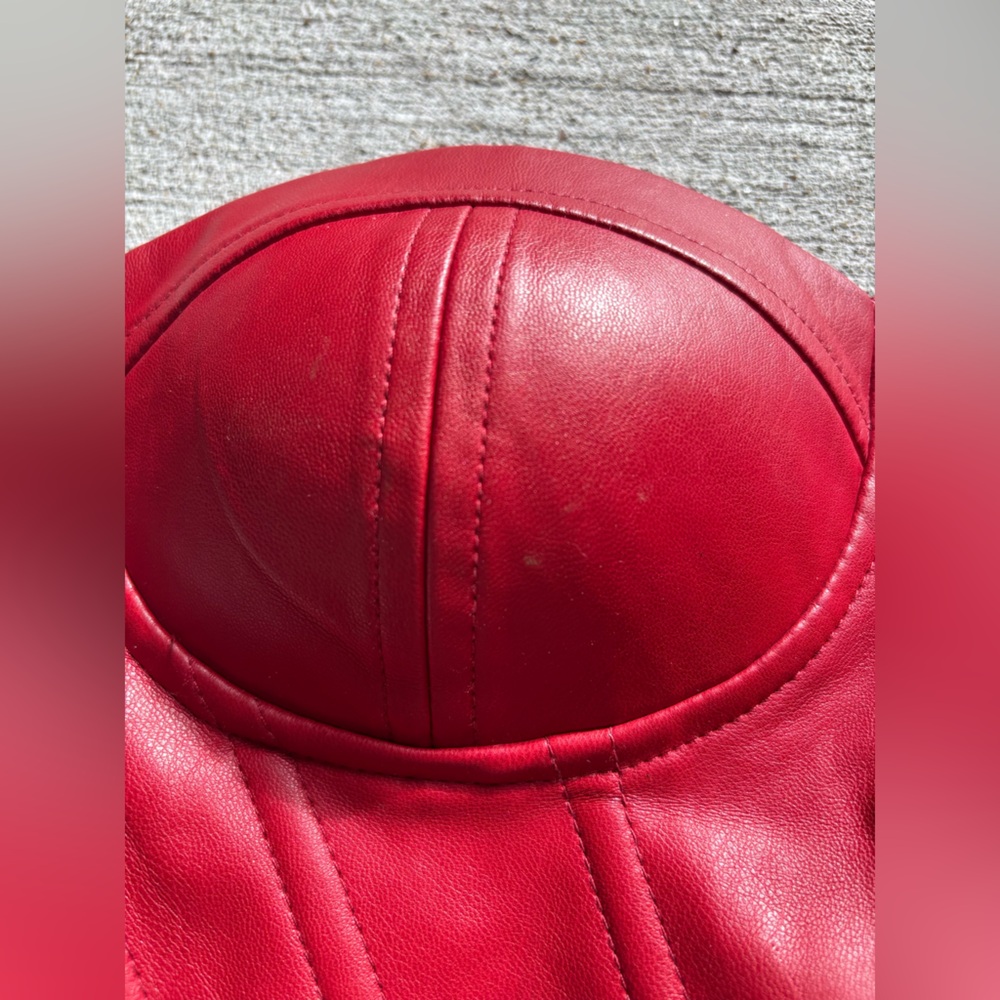 Miss Circle Red Strapless Bustier Top - Picture 4 of 7